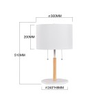 Light Prestige Fogo stołowa biała LP-0304/2T WH Light Prestige Fogo stołowa biała LP-0304/2T WH