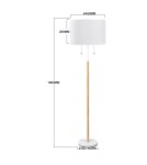 Light Prestige Fogo podłogowa biała LP-0304/2F WH Light Prestige Fogo podłogowa biała LP-0304/2F WH