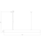 Light Prestige Cali lampa wisząca L czarna Smart LP-1301/1P L BK Smart Light Prestige Cali lampa wisząca L czarna Smart LP-1301/1P L BK Smart