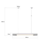 Light Prestige Cali lampa wisząca M biała Smart LP-1301/1P M WH Smart Light Prestige Cali lampa wisząca M biała Smart LP-1301/1P M WH Smart