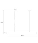 Light Prestige Cali lampa wisząca M biała Smart LP-1301/1P M WH Smart Light Prestige Cali lampa wisząca M biała Smart LP-1301/1P M WH Smart