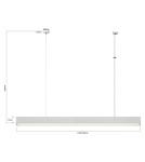 Light Prestige Luci lampa wisząca L biała Smart LP-1401/1P L WH Smart Light Prestige Luci lampa wisząca L biała Smart LP-1401/1P L WH Smart