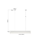 Light Prestige Luci lampa wisząca M biała Smart LP-1401/1P M WH Smart Light Prestige Luci lampa wisząca M biała Smart LP-1401/1P M WH Smart