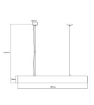 Light Prestige Luci lampa wisząca M biała Smart LP-1401/1P M WH Smart Light Prestige Luci lampa wisząca M biała Smart LP-1401/1P M WH Smart