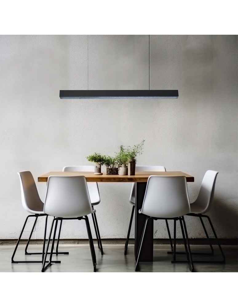 Light Prestige Mira lampa wisząca L czarna Smart LP-1201/1P L BK Smart