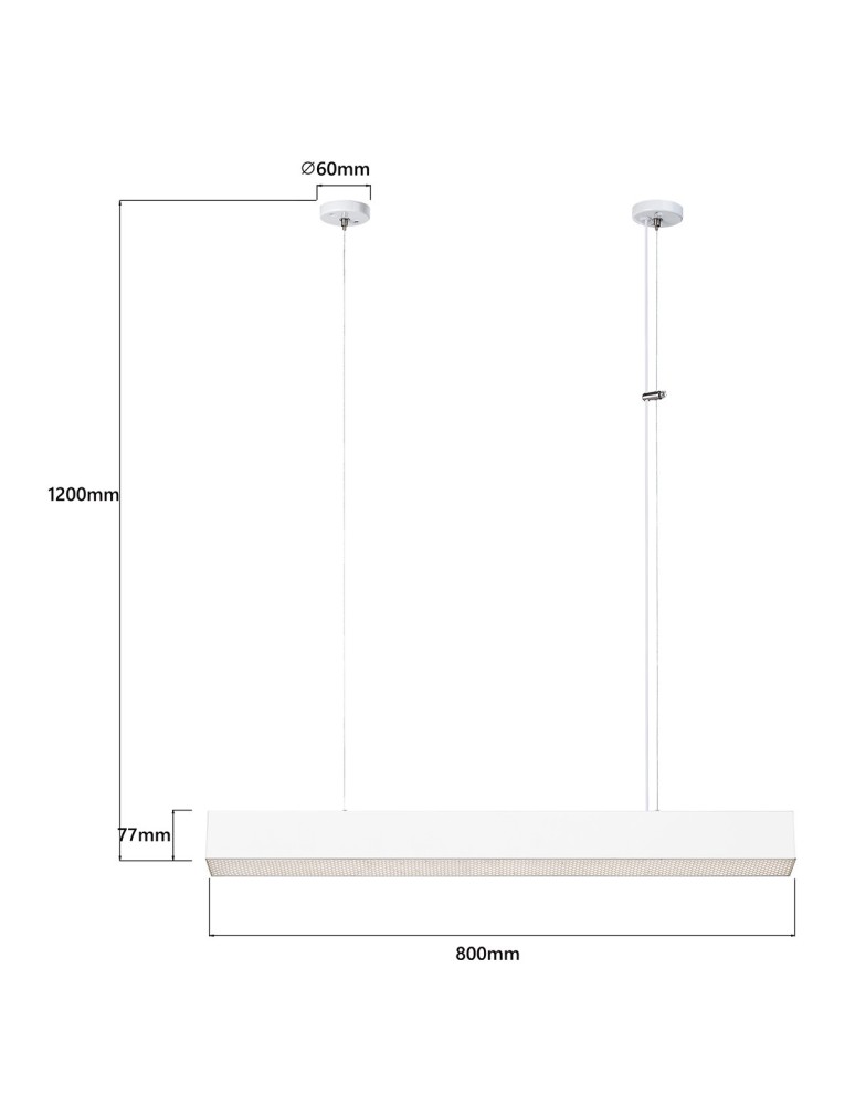 Light Prestige Mira lampa wisząca M biała Smart LP-1201/1P M WH Smart Light Prestige Mira lampa wisząca M biała Smart LP-1201/1P M WH Smart