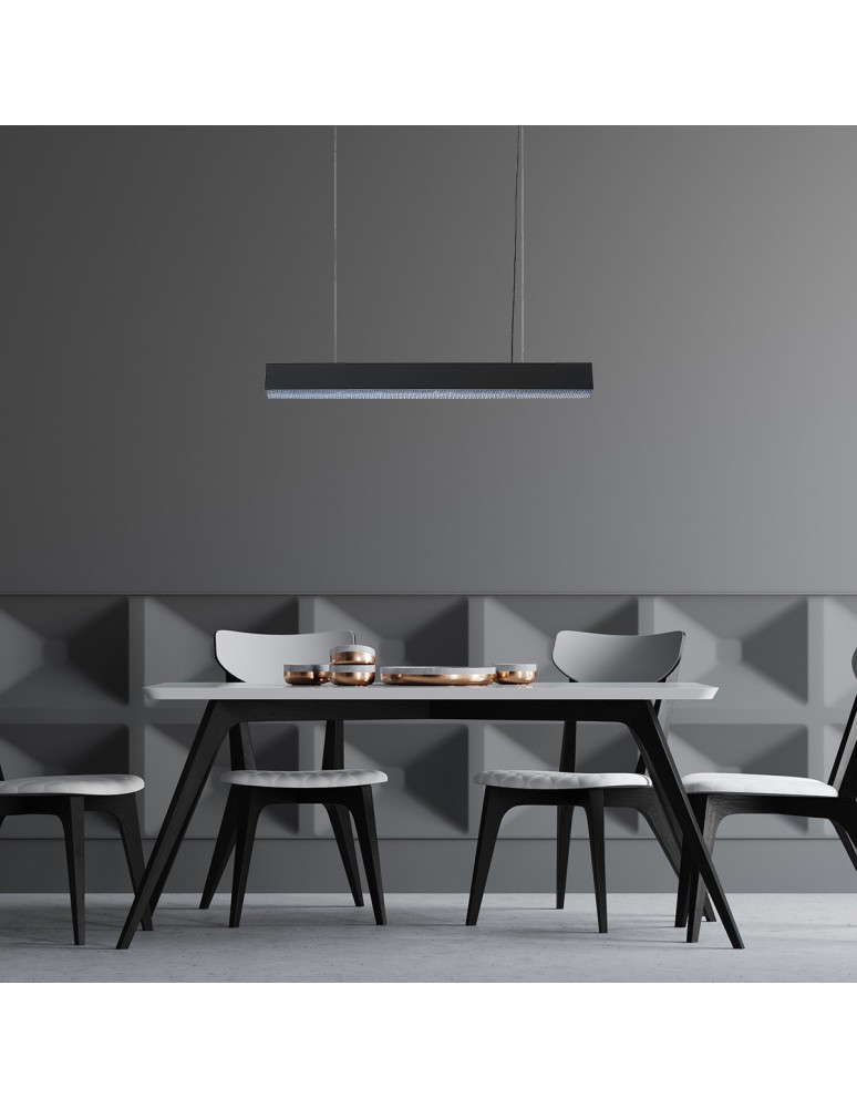 Light Prestige Mira lampa wisząca M czarna Smart LP-1201/1P M BK Smart Light Prestige Mira lampa wisząca M czarna Smart LP-1201/1P M BK Smart