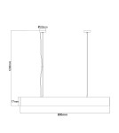 Light Prestige Mira lampa wisząca M czarna Smart LP-1201/1P M BK Smart Light Prestige Mira lampa wisząca M czarna Smart LP-1201/1P M BK Smart