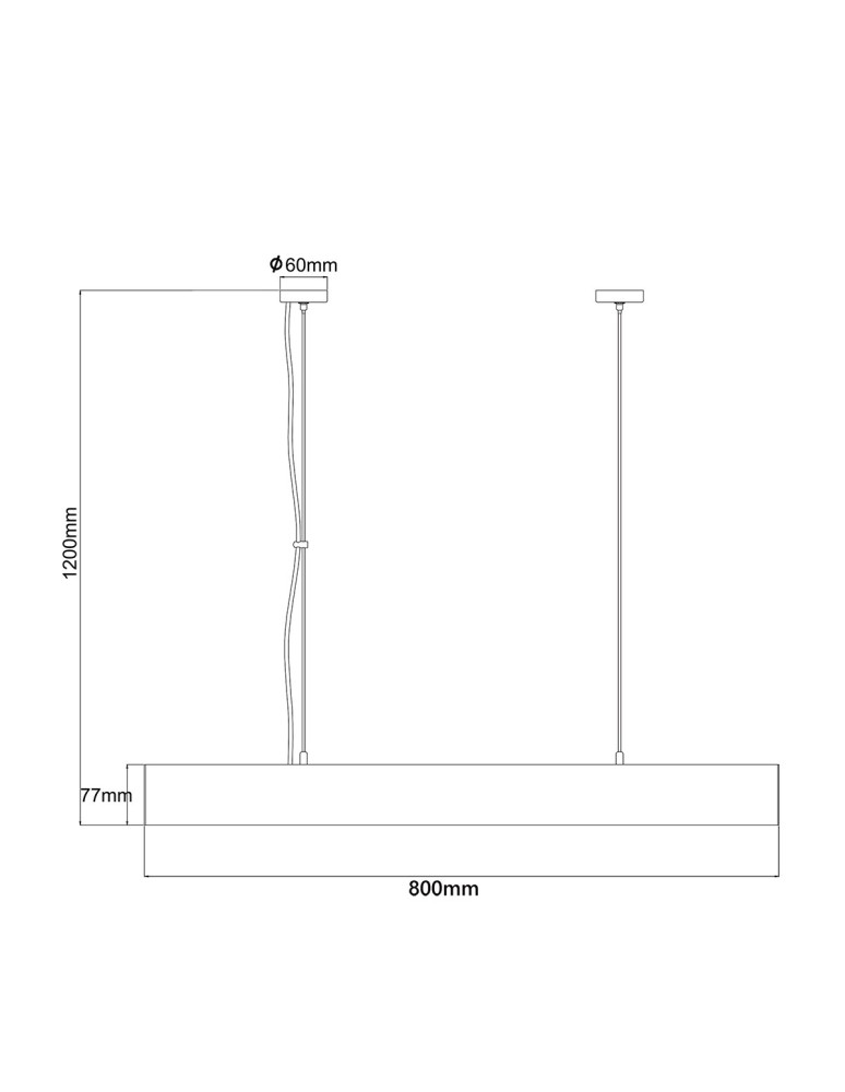 Light Prestige Mira lampa wisząca M czarna Smart LP-1201/1P M BK Smart Light Prestige Mira lampa wisząca M czarna Smart LP-1201/1P M BK Smart