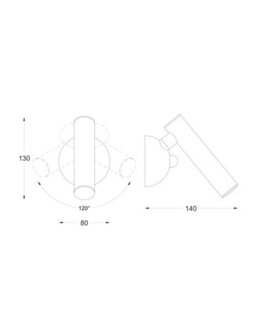 Zuma Line LOYA LED 5W 450lm 3000K Złoty W0461-01A-F7F7 Kinkiet - produkt 2