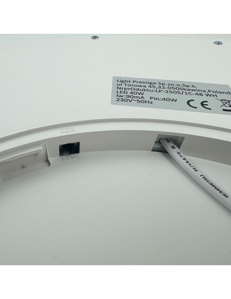 Light Prestige California plafon 40cm biały LP-2505/1C-40 WH Light Prestige California plafon 40cm biały LP-2505/1C-40 WH