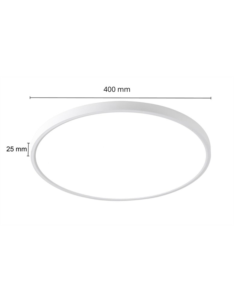 Light Prestige California plafon 40cm biały LP-2505/1C-40 WH Light Prestige California plafon 40cm biały LP-2505/1C-40 WH