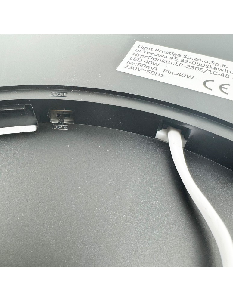 Light Prestige California plafon 30cm czarny LP-2505/1C-30 BK Light Prestige California plafon 30cm czarny LP-2505/1C-30 BK
