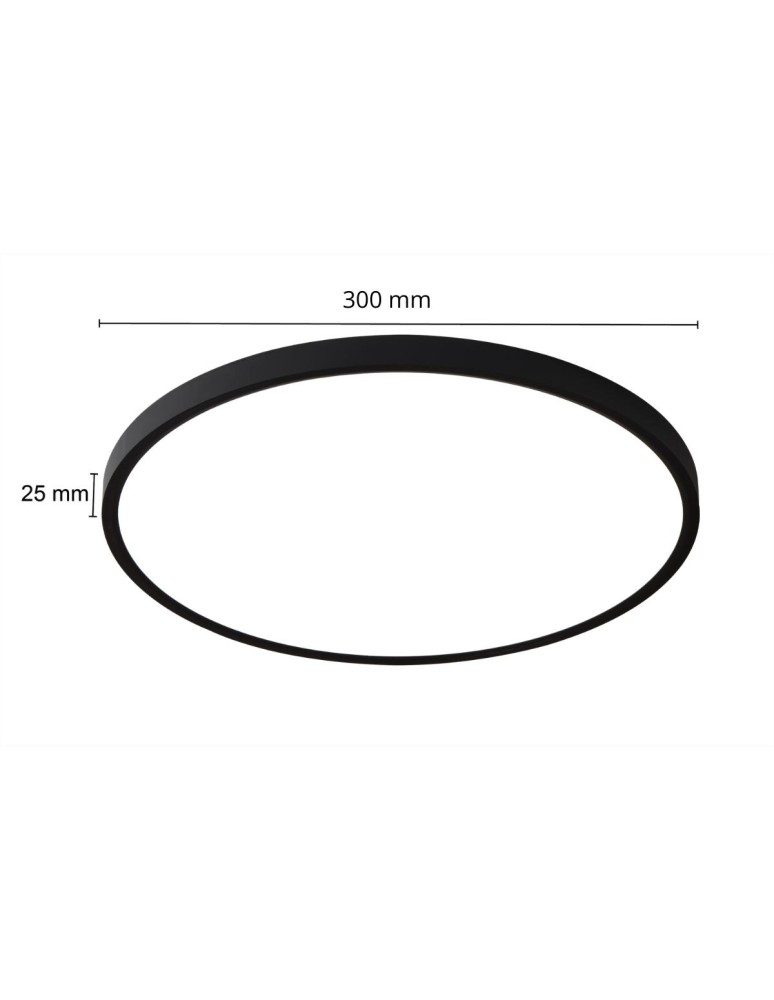 Light Prestige California plafon 30cm czarny LP-2505/1C-30 BK Light Prestige California plafon 30cm czarny LP-2505/1C-30 BK