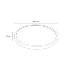 Light Prestige California plafon 48cm czarny LP-2505/1C-48 BK Light Prestige California plafon 48cm czarny LP-2505/1C-48 BK