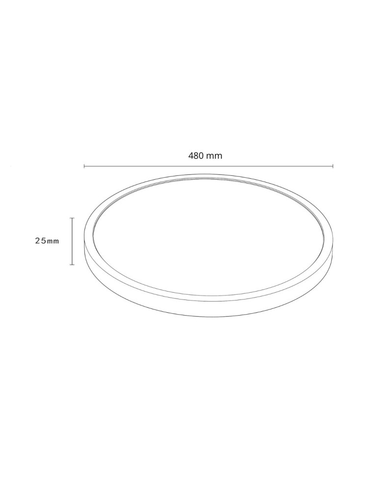 Light Prestige California plafon 48cm czarny LP-2505/1C-48 BK Light Prestige California plafon 48cm czarny LP-2505/1C-48 BK