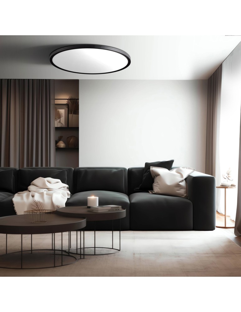 Light Prestige California plafon 60cm czarny LP-2505/1C-60 BK Light Prestige California plafon 60cm czarny LP-2505/1C-60 BK