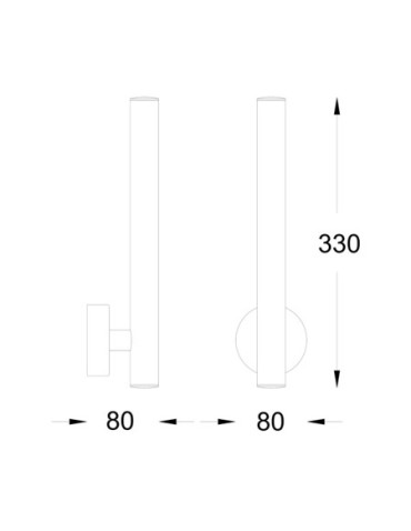 Zuma Line LOYA LED 2x450lm 3000K Biały W0461-02B-S8S8 Kinkiet - produkt 2
