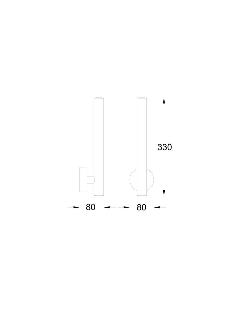 Zuma Line LOYA LED 2x450lm 3000K Biały W0461-02B-S8S8 Kinkiet