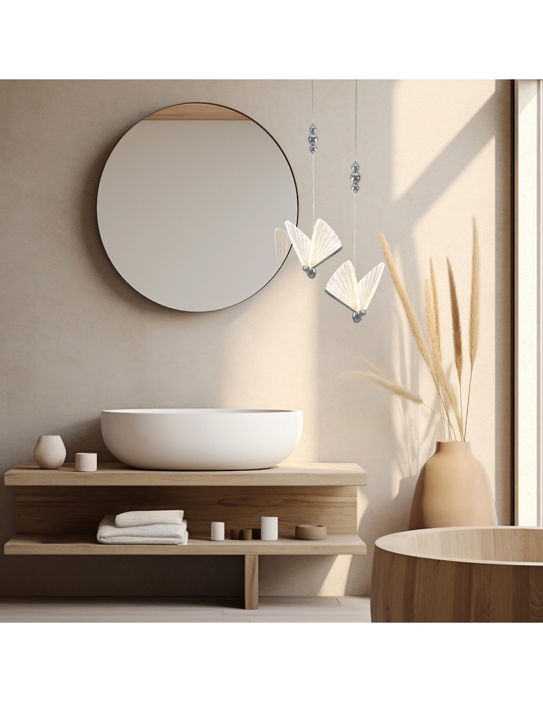 Light Prestige Mariposa 1 wisząca chrom LP-1715/1P CH Light Prestige Mariposa 1 wisząca chrom LP-1715/1P CH