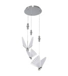 Light Prestige Mariposa 3 wisząca talerz chrom LP-1715/3P CH Light Prestige Mariposa 3 wisząca talerz chrom LP-1715/3P CH