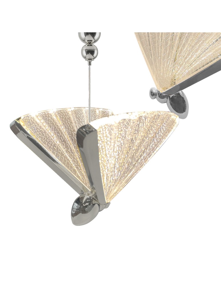 Light Prestige Mariposa 3 wisząca talerz chrom LP-1715/3P CH Light Prestige Mariposa 3 wisząca talerz chrom LP-1715/3P CH
