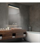 Kinkiety łazienkowe - Light Prestige Kinkiet Ibros średni 1 x LED CCT czarny IP44 GS-LWA-9W BK CCT - product 2
