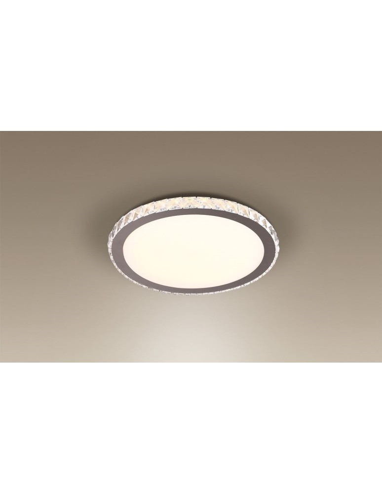 Lampy sufitowe LED - Maxlight Plafon Prezzio Round Ø 40 cm 24W 2875 - product kolory-swiatla.pl 2