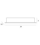 Lampy podtynkowe LED - Maxlight Oprawa Wpustowa X-Line, Do Skompletowania Z Trafo Ht0138 H0138 - product 4