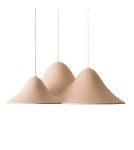 Lampy wiszące designerskie - Maxlight Lampa Wiszaca Bellmond Cream&Grey P0566 - product 1