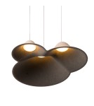 Lampy wiszące designerskie - Maxlight Lampa Wiszaca Bellmond Cream&Grey P0566 - product 4