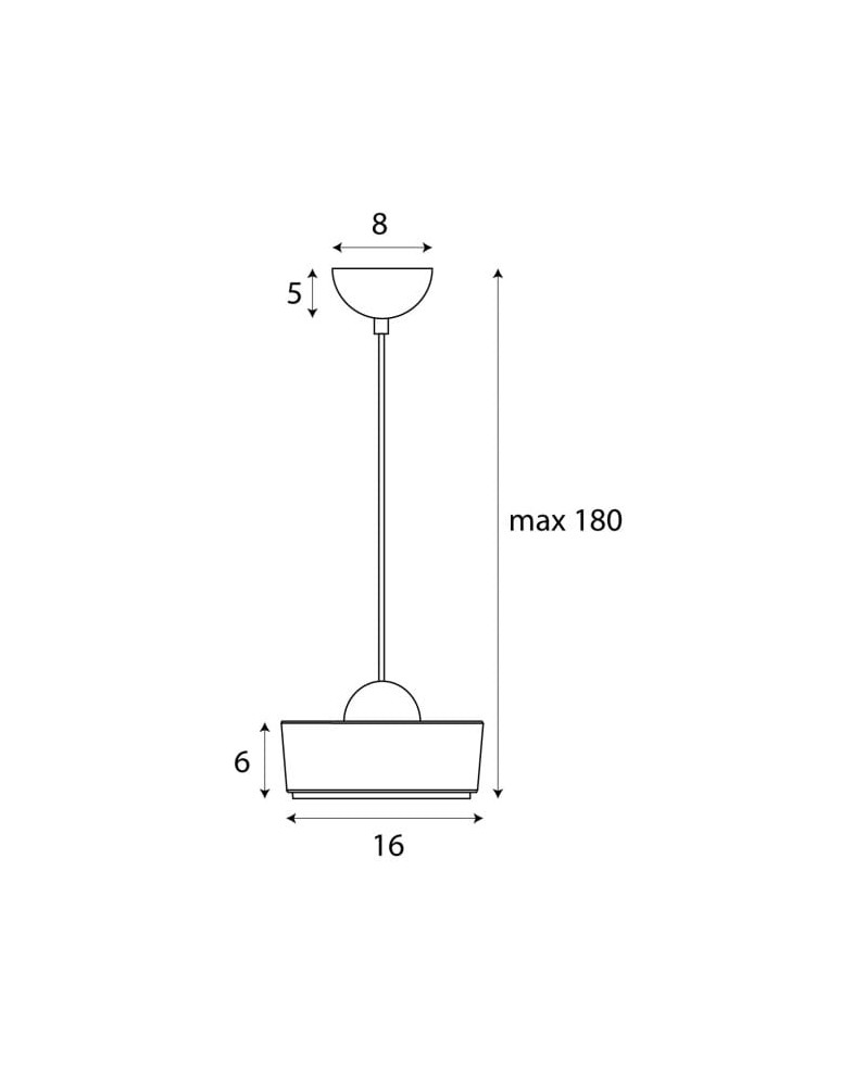 Maxlight Lampa Wisząca Lipari I P0542