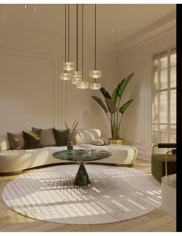 Maxlight Lampa Wisząca Lipari VII Round P0544