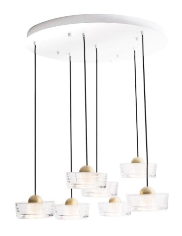 Maxlight Lampa Wisząca Lipari VII Round P0544