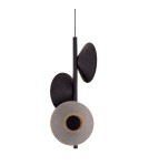 Lampy wiszące designerskie - Maxlight Lampa Wiszaca Puro Black&Grey P0562 - product 1