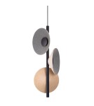 Lampy wiszące designerskie - Maxlight Lampa Wiszaca Puro Cream&Grey P0563 - product 1