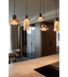 Lampy wiszące pojedyncze - Maxlight Lampa Wisząca Signature B Amber Glass P0602 - product 4