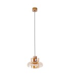 Lampy wiszące pojedyncze - Maxlight Lampa Wisząca Signature C Amber Glass P0603 - product 3