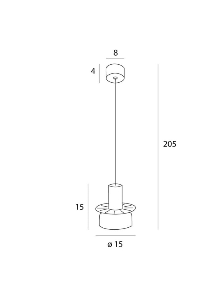 Maxlight Lampa Wisząca Signature C Amber Glass P0603