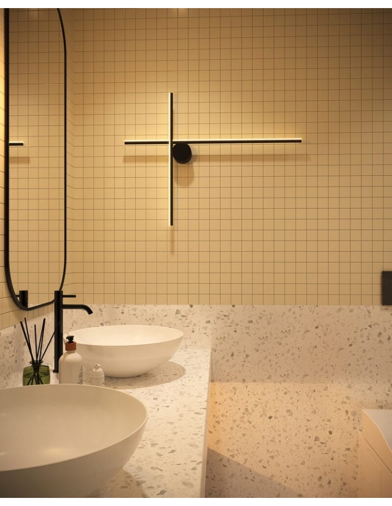 Kinkiety designerskie - Maxlight Kinkiet Arne 60Cm 10W IP44 3000K W0369 - product kolory-swiatla.pl 3