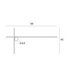 Kinkiety designerskie - Maxlight Kinkiet Arne 60Cm 10W IP44 3000K W0369 - product 4