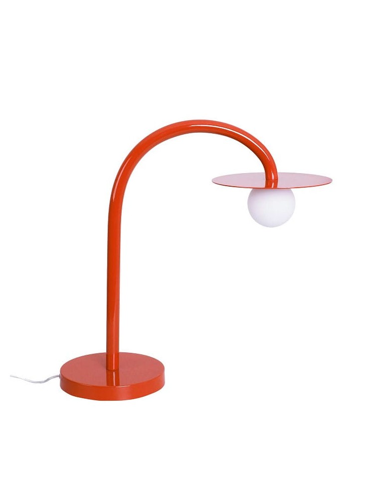 Lampy stołowe designerskie - Maxlight Lampa Stołowa Enigma Czerwona T0060 - product kolory-swiatla.pl 2