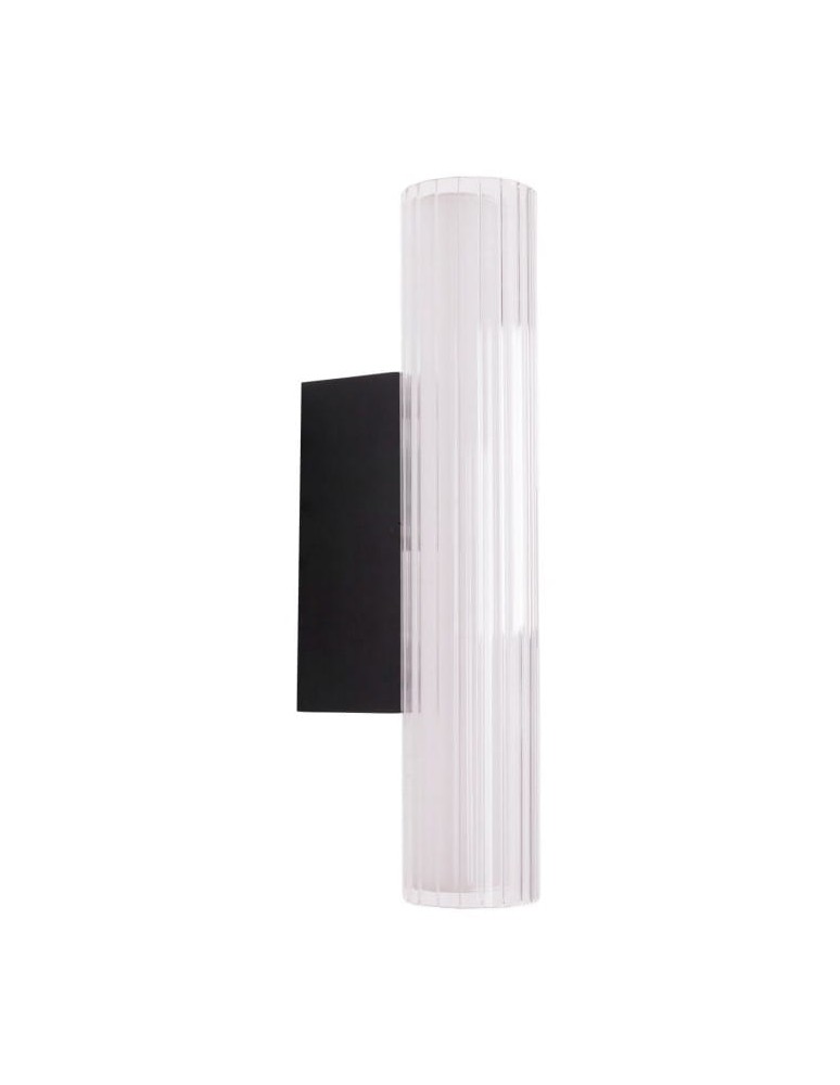 Maxlight Kinkiet Fayette 31cm 6W IP44 3000K Czarny W0363
