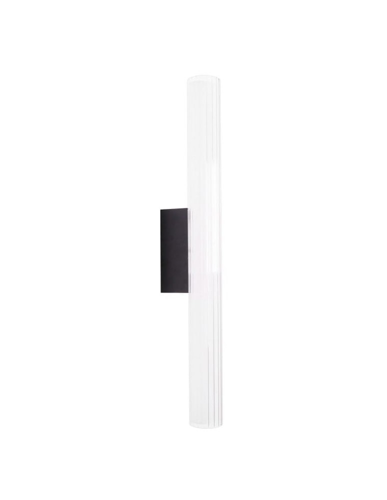 Maxlight Kinkiet Fayette 61cm 12W IP44 3000K Czarny W0365