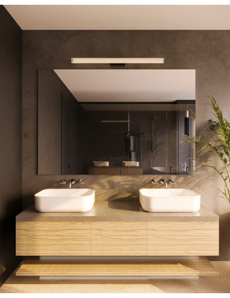 Kinkiety łazienkowe - Maxlight Kinkiet Fayette 91cm 18W IP44 3000K Złoty W0368 - product kolory-swiatla.pl 4