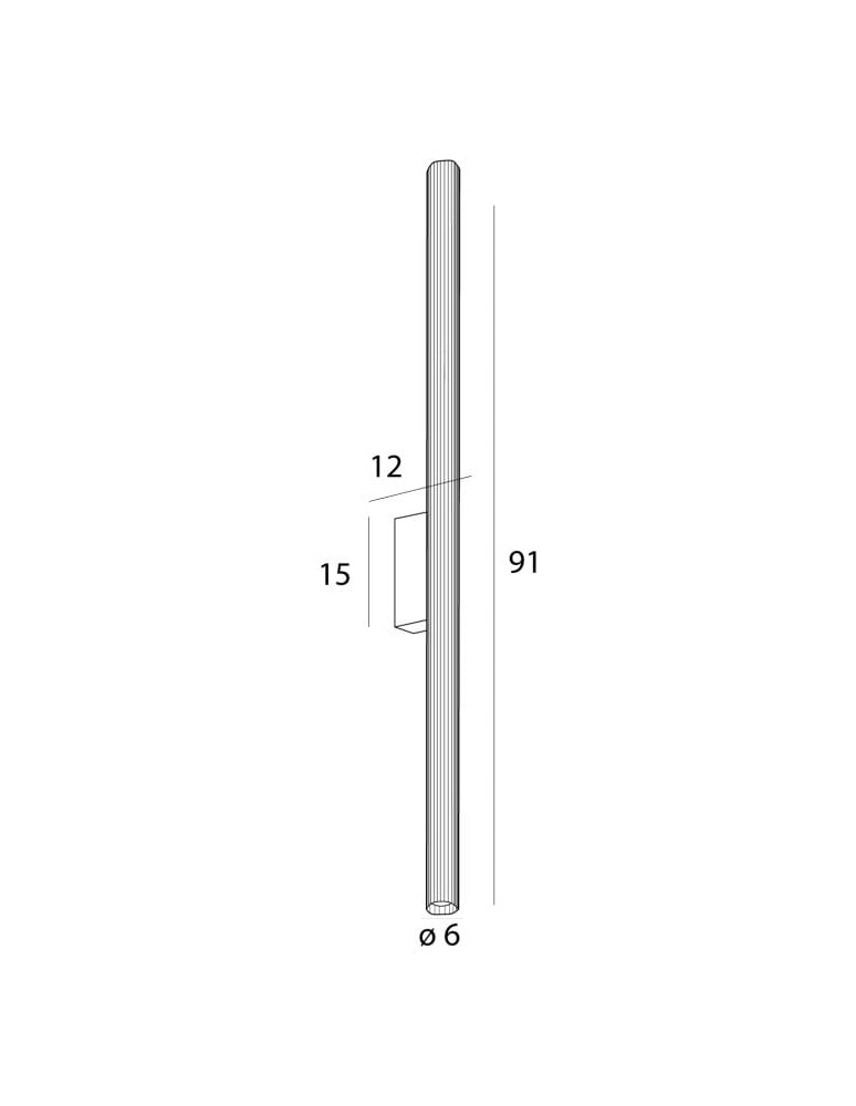 Kinkiety łazienkowe - Maxlight Kinkiet Fayette 91cm 18W IP44 3000K Złoty W0368 - product kolory-swiatla.pl 5