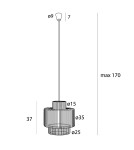 Lampy wiszące boho - Maxlight Lampa Wisząca Labriz P0586 - product 4