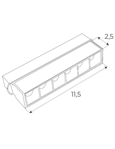 Maxlight Lampa Magnetyczna Liniowa Biała System On/Off 6W 340lm 3000K M0025N - produkt 2