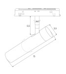 Maxlight Reflektor Magnetyczny Biały System ZigBee 8W 578lm 2700-5000K M0033Z Maxlight Reflektor Magnetyczny Biały System ZigBee 8W 578lm 2700-5000K M0033Z