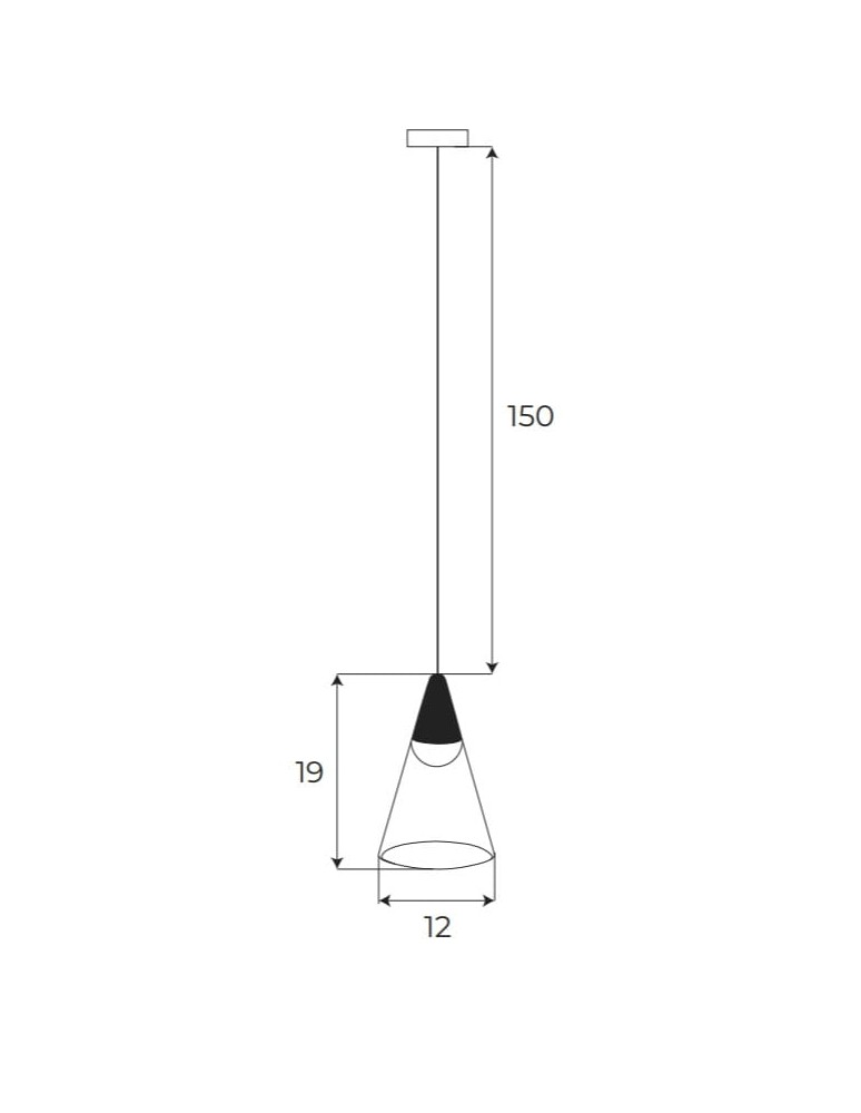 Maxlight Lampa Wisząca Magnetyczna Biała System On/Off 6W 187lm 3000K M0043N Maxlight Lampa Wisząca Magnetyczna Biała System On/Off 6W 187lm 3000K M0043N